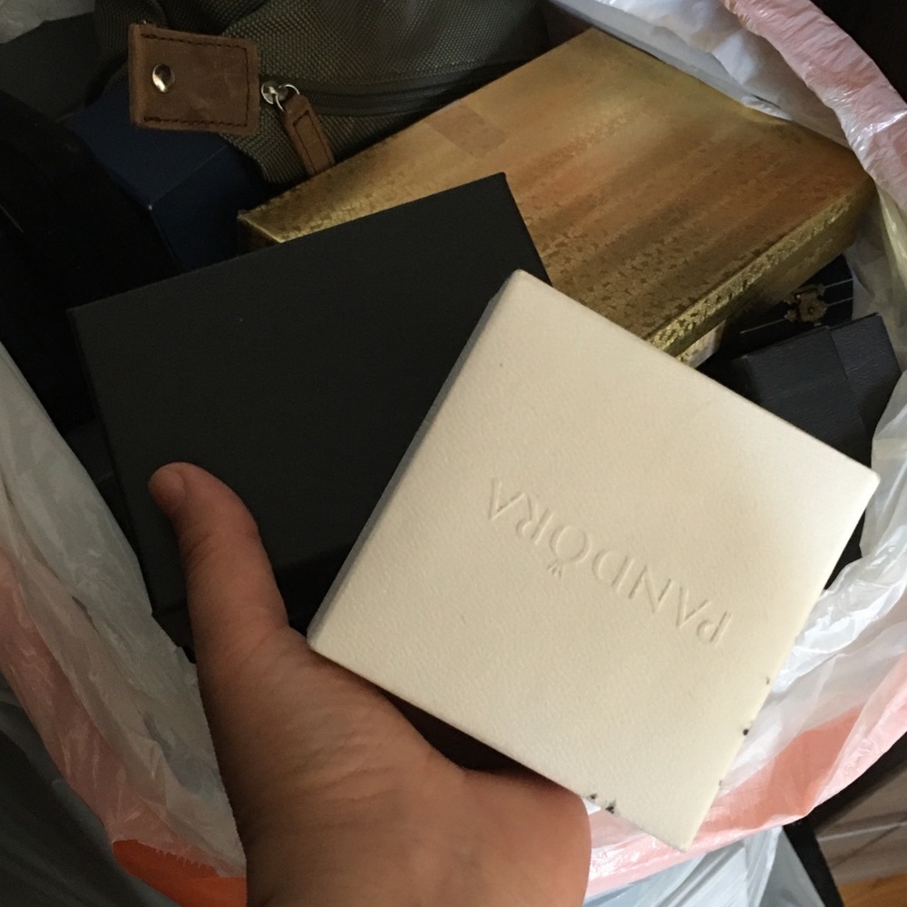Pandora Cream Jewelry Box